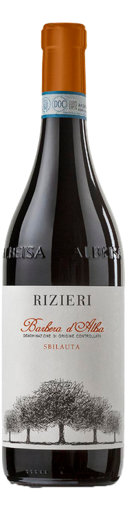 Rótulo Rizieri Sbilauta Barbera d’Alba