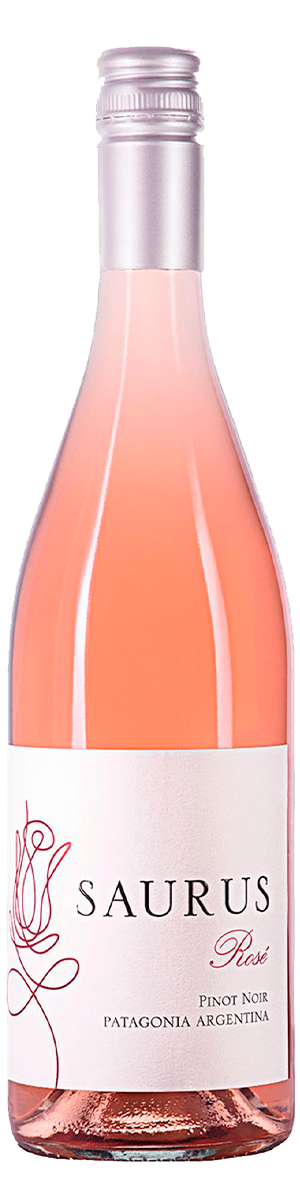 Rótulo Saurus Rosé Pinot Noir