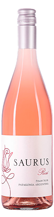 Rótulo Saurus Rosé Pinot Noir