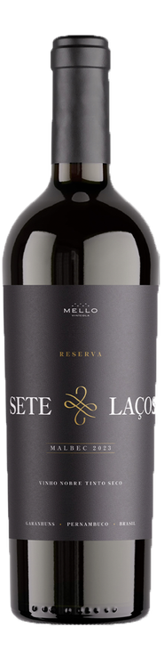 Rótulo Sete Laços Reserva Malbec