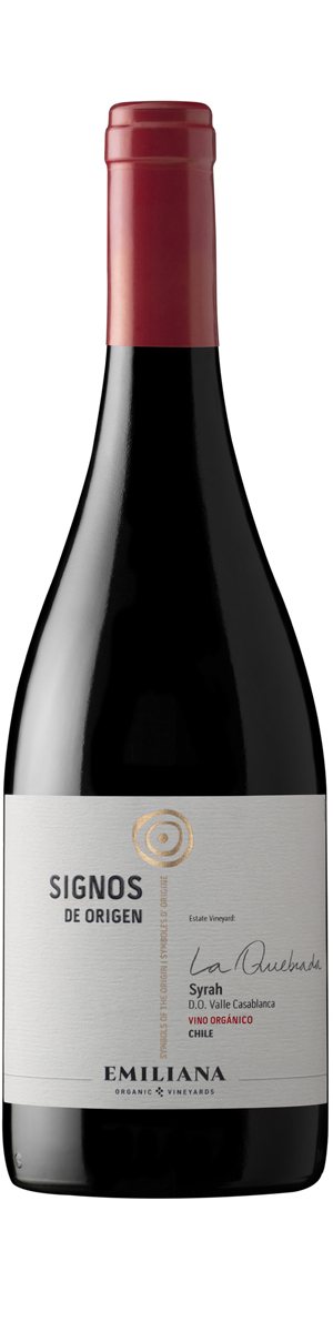 Rótulo Signos de Origen La Quebrada Syrah