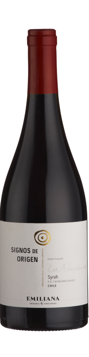 Rótulo Signos de Origen La Quebrada Syrah