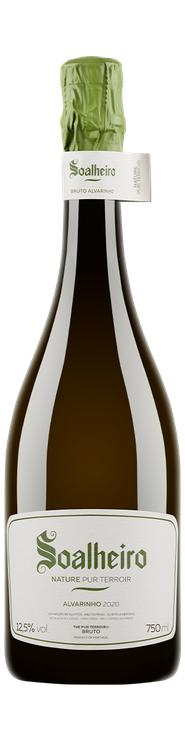 Rótulo Soalheiro Nature Pur Terroir Bruto Nature Alvarinho