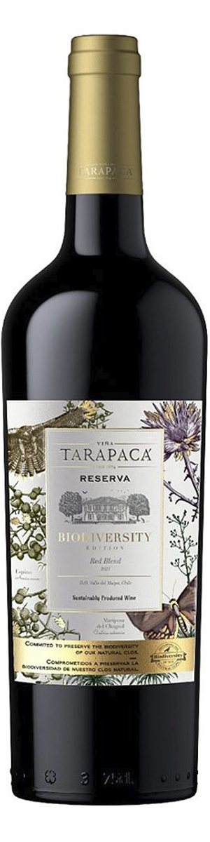 Rótulo Tarapacá Biodiversity Edition Reserva Red Blend