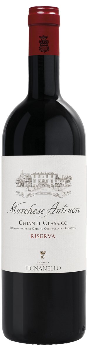 Rótulo Tenuta Tignanello Marchesi Antinori Chianti Clássico Riserva