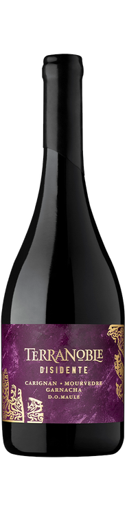 Rótulo Terranoble Disidente Carignan Mourvèdre Garnacha