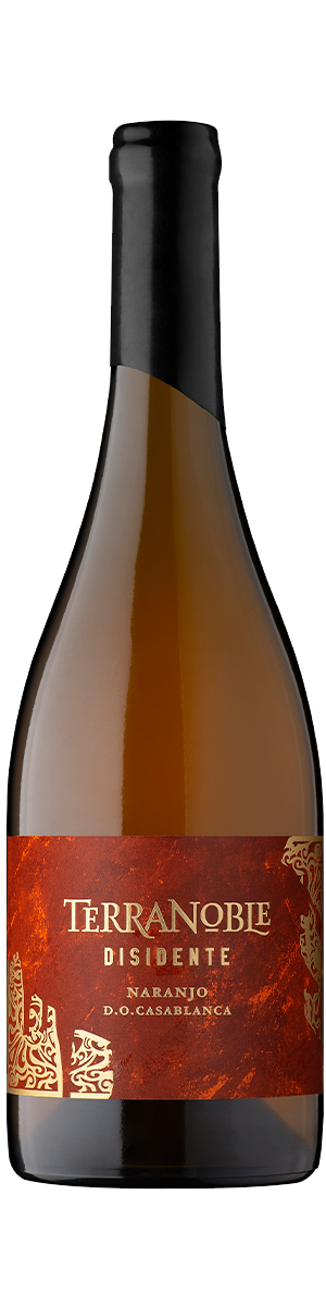 Rótulo Terranoble Disidente Naranjo Pinot Blanc