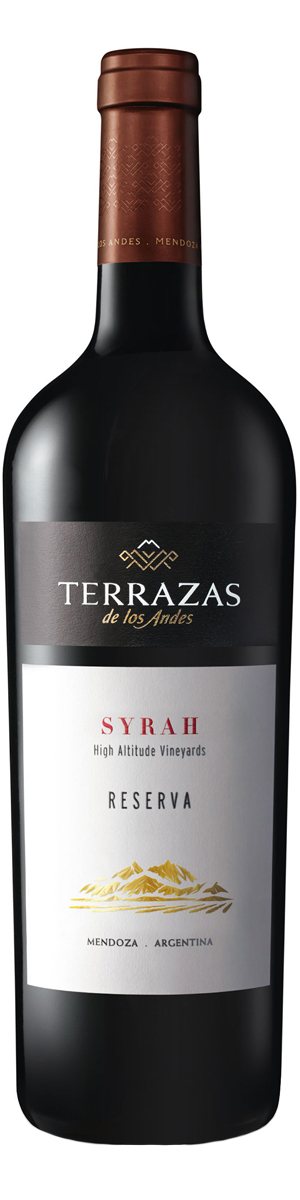 Rótulo Terrazas de los Andes Reserva Syrah