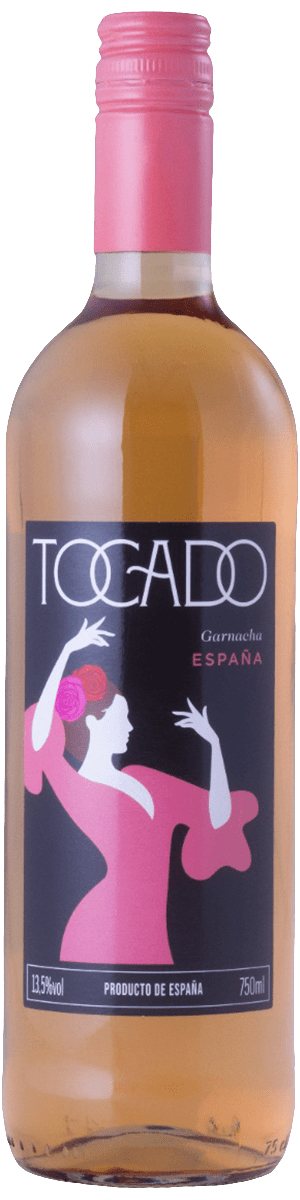 Rótulo Tocado Rosé Garnacha