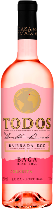 Rótulo Todos Colheita Rosé Baga