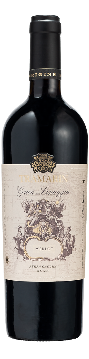 Rótulo Tramarin Gran Linaggio Merlot