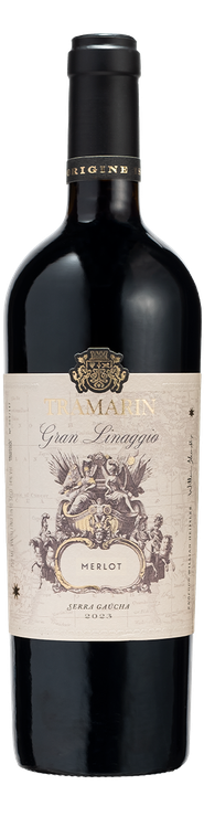 Rótulo Tramarin Gran Linaggio Merlot