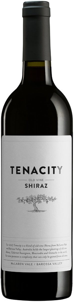 Rótulo Tenacity Old Vine Shiraz