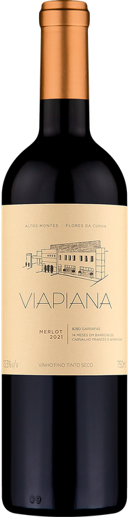 Rótulo Viapiana Merlot