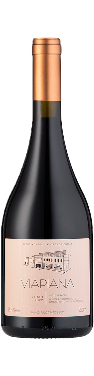 Rótulo Viapiana Syrah