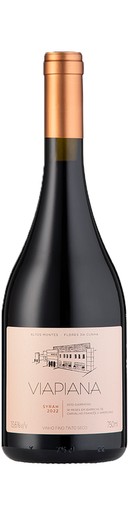 Rótulo Viapiana Syrah