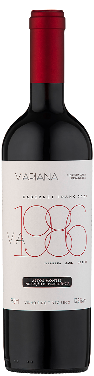 Rótulo Viapiana VIA1986 Cabernet Franc