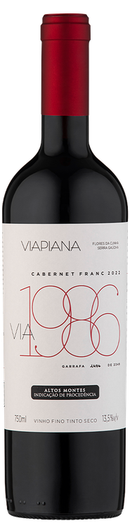 Rótulo Viapiana VIA1986 Cabernet Franc