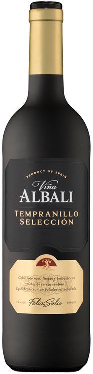 Rótulo Viña Albali Selección Tempranillo