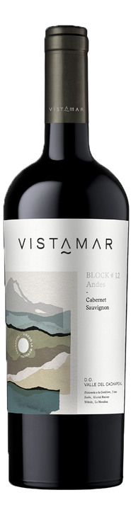 Rótulo Vistamar Andes Block # 12 Cabernet Sauvignon