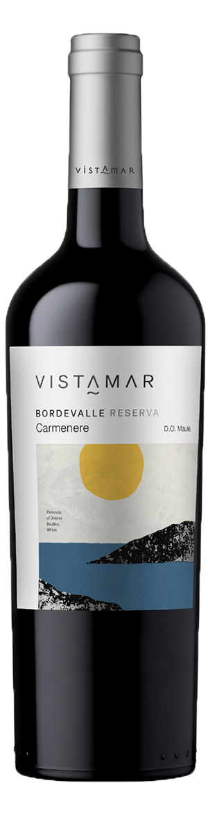 Rótulo Vistamar Bordevalle Reserva Carménère