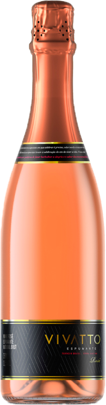 Rótulo Vivatto Brut Rosé