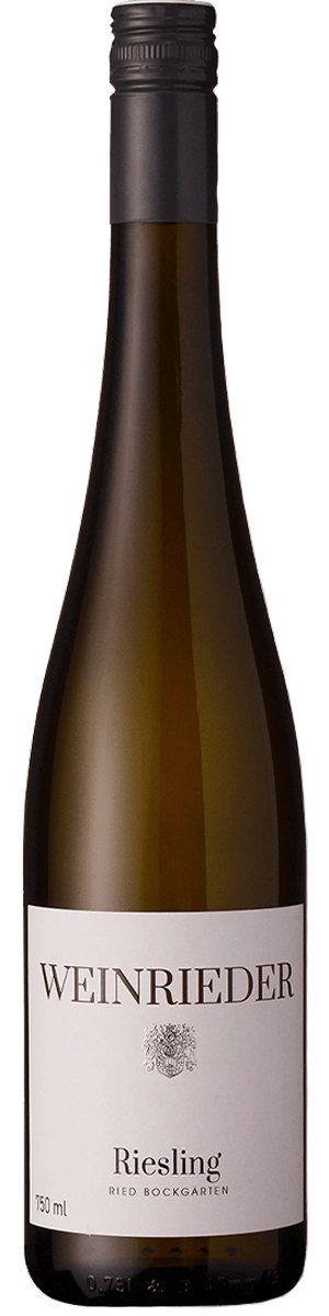 Rótulo Weinrieder Ried Bockgärten Riesling