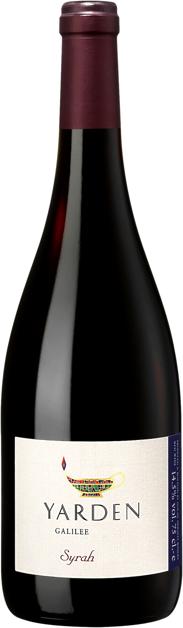 Rótulo Yarden Syrah