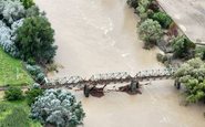 A maior parte da região de Napie foi inundada pelas fortes chuvas que atingiram a Ilha Norte da Nova Zelândia - New Zealand Defense
