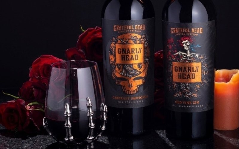 Grateful Dead, em parceria com a Gnarly Head, lança seus vinhos