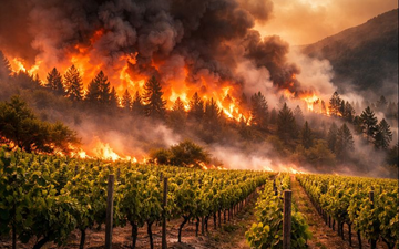 Incêndios ameaçam vinhedos de Itata e Bio Bio no Chile