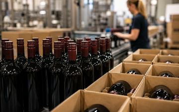 Linha de Engarrafamento de Vinhos