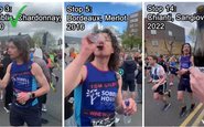 Maratonista em Londres provou 25 vinhos durante a corrida