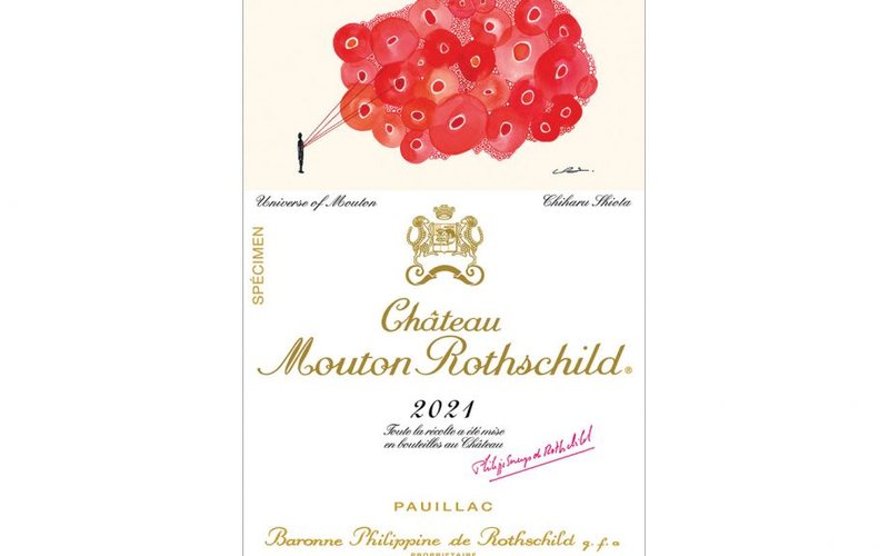 Imagem Vinícola apresenta novo rótulo do Château Mouton Rothschild 2021