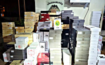 Nova ação da polícia apreende mais de 1.400 caixas de vinho argentino