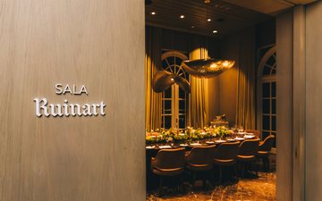 Ruinart inaugura sala exclusiva no Tangará Jean-Georges
