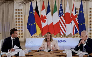 Encontro do líderes do G7 está acontecendo na Puglia, no sul da Itália