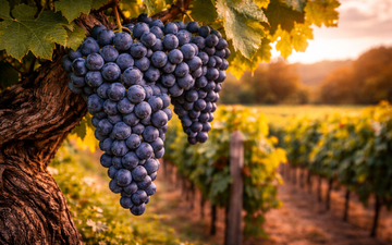 Ilustração da uva Carignan