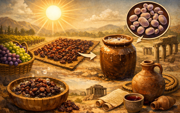 Uvas\u002Dpassas podem explicar a origem do vinho antigo