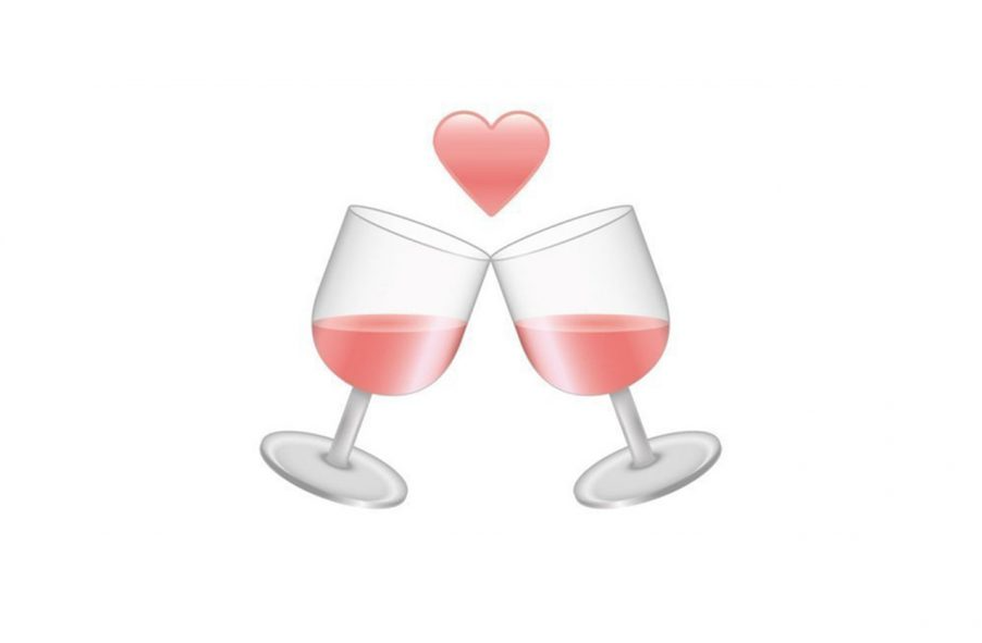 Confira o significado dos emojis de taça de vinhos e cabeça de