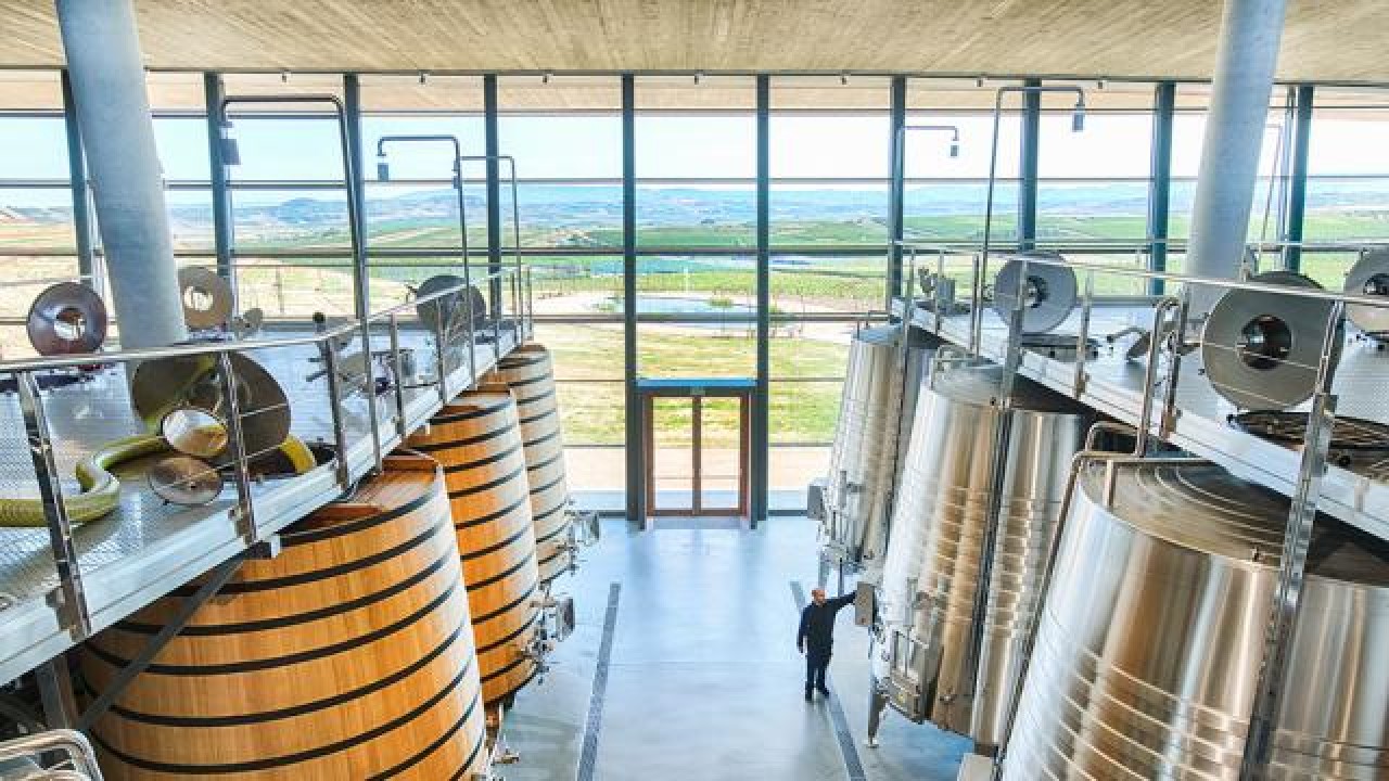 Espanhola Bodegas Beronia é a primeira construção sustentável certificada do mundo do vinho