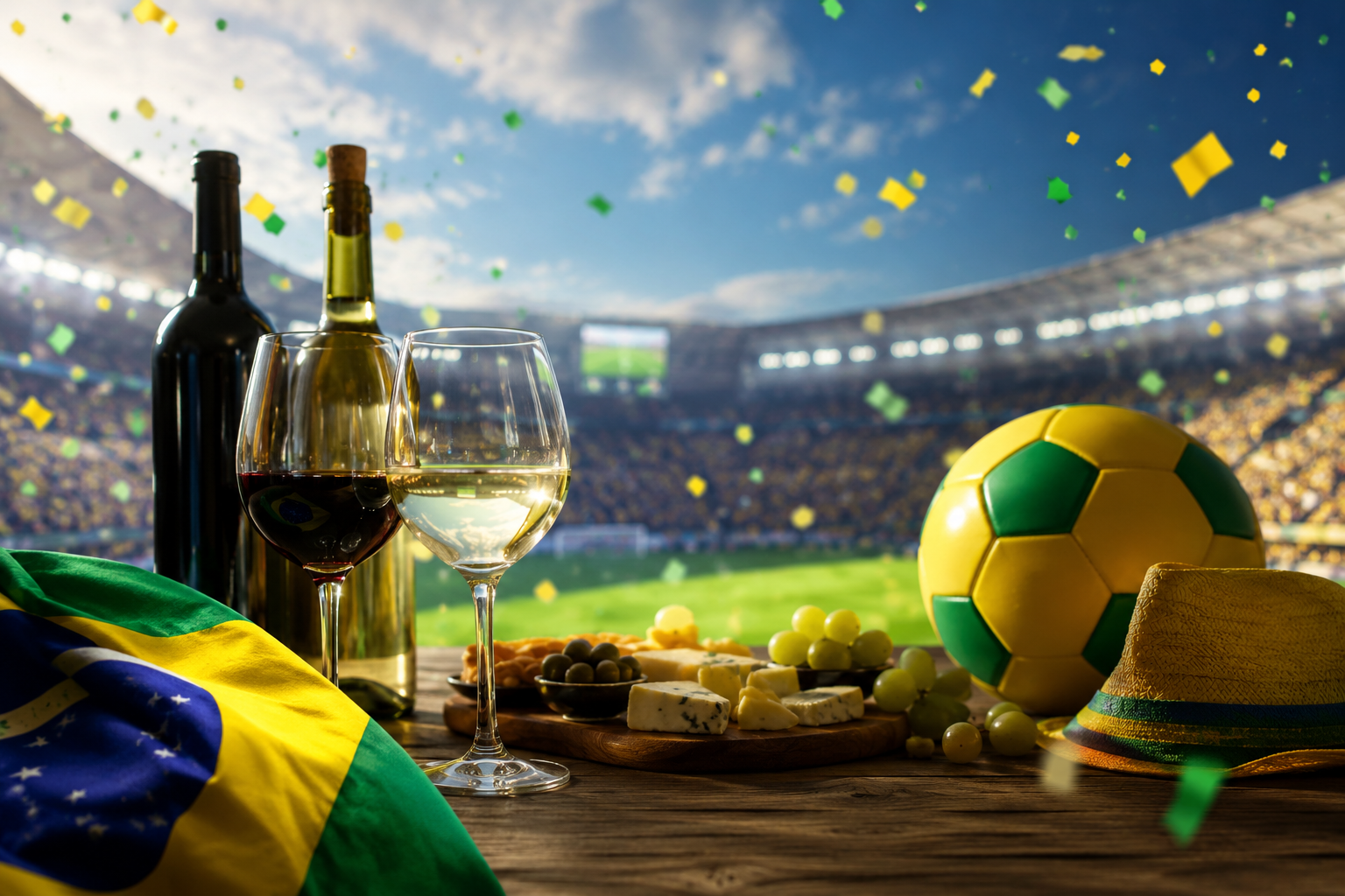 Os melhores vinhos brasileiros para torcer na Copa do Mundo