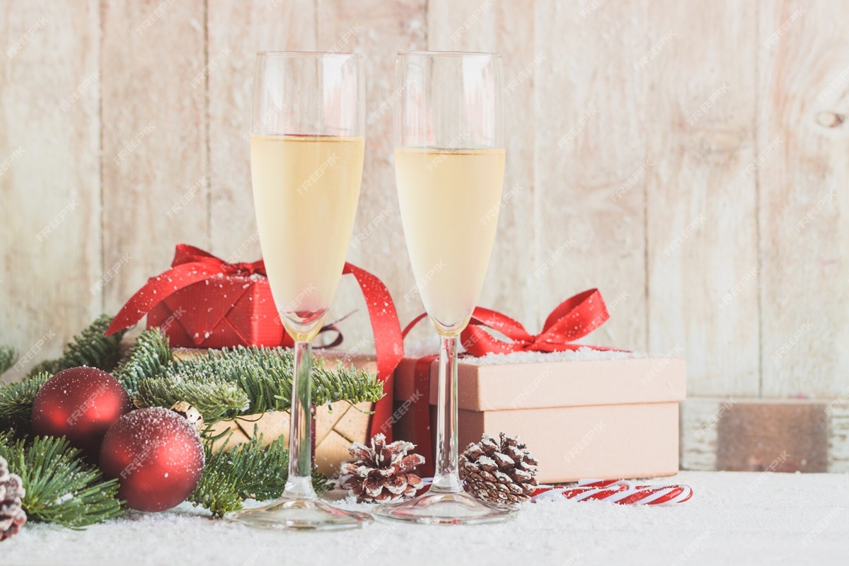 champagne presente de Natal