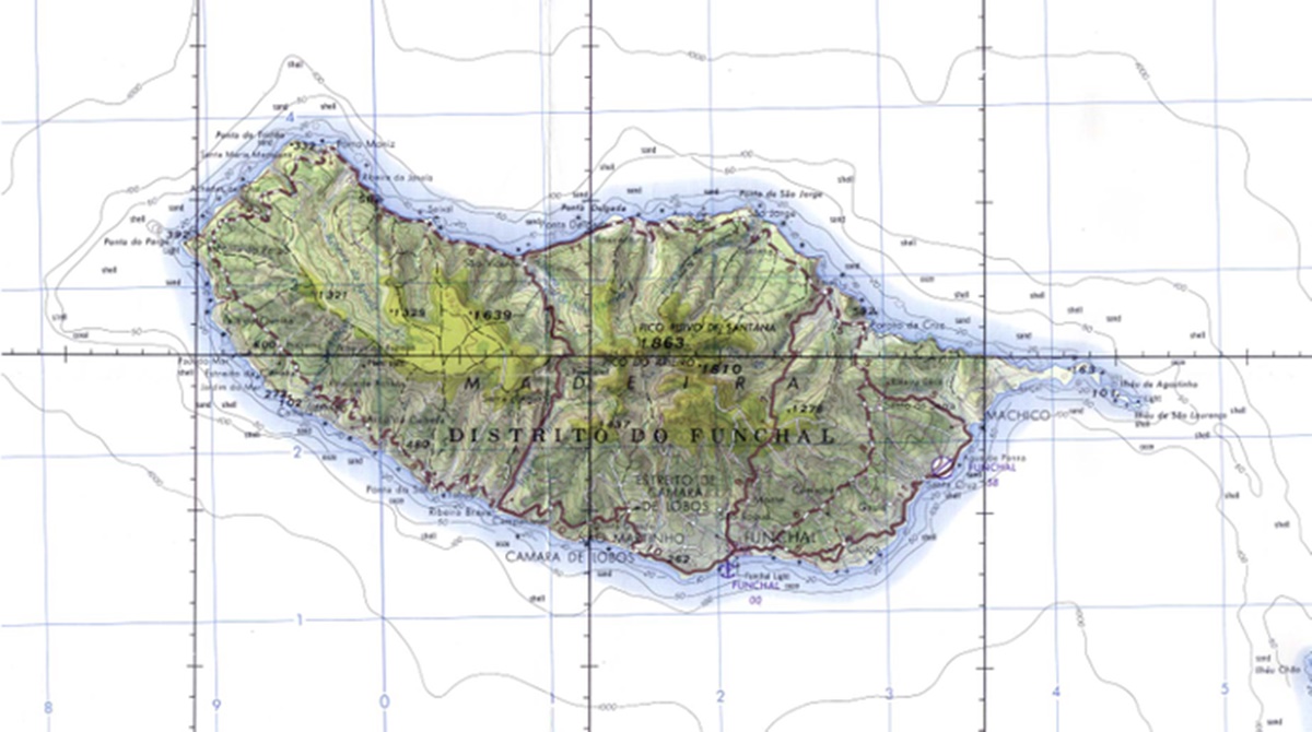 Mapa Funchal
