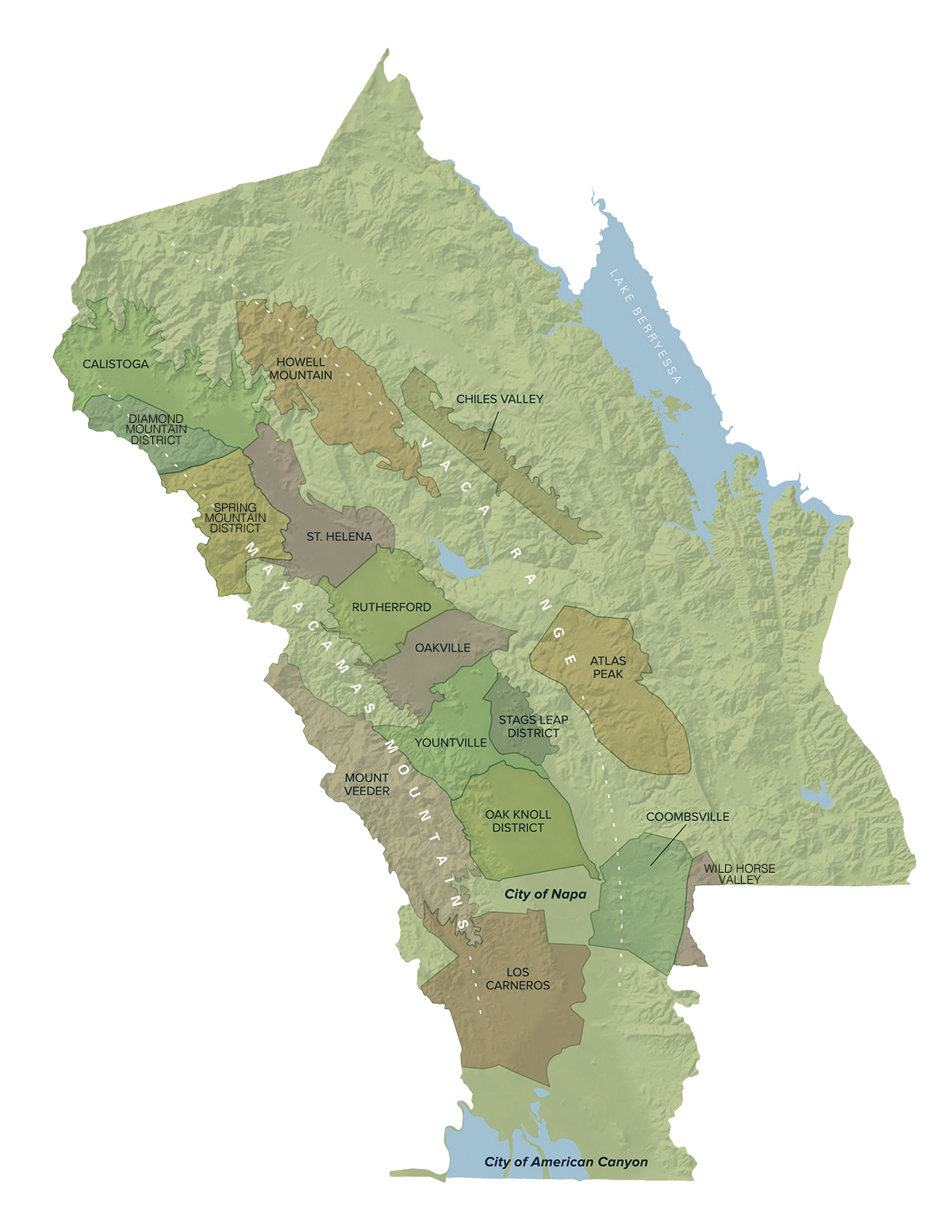 Napa Valley Mapa