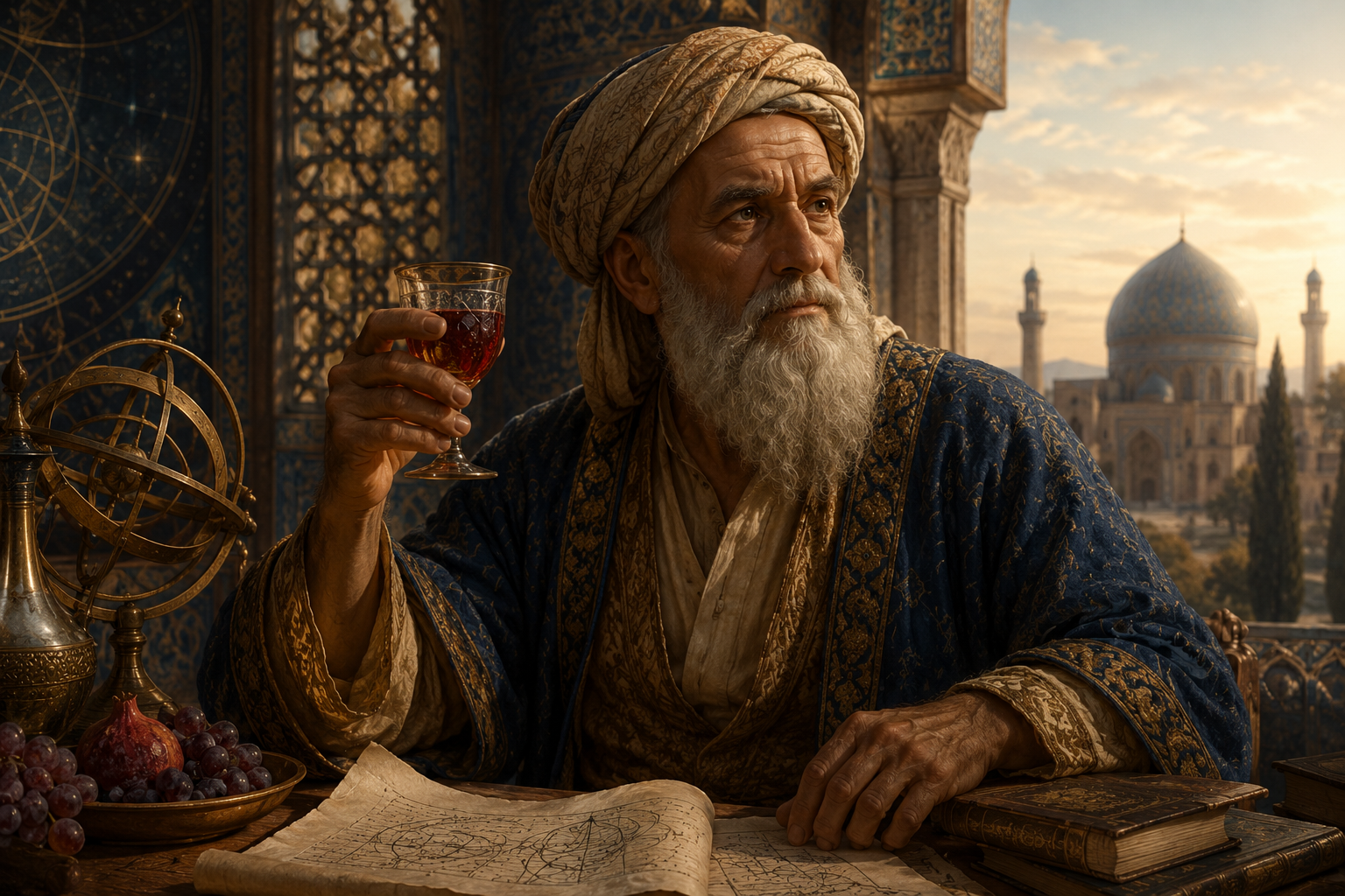 Omar Khayyam: o poeta persa que celebrou o vinho