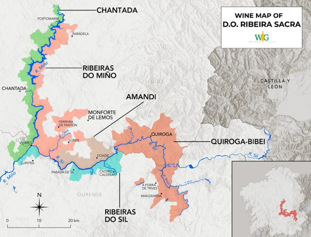 ribeira sacra mapa