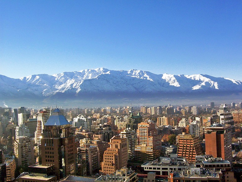 Santiago do Chile no inverno