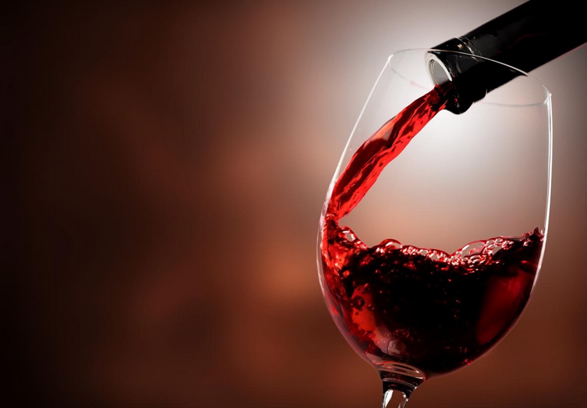 taça de vinho tinto