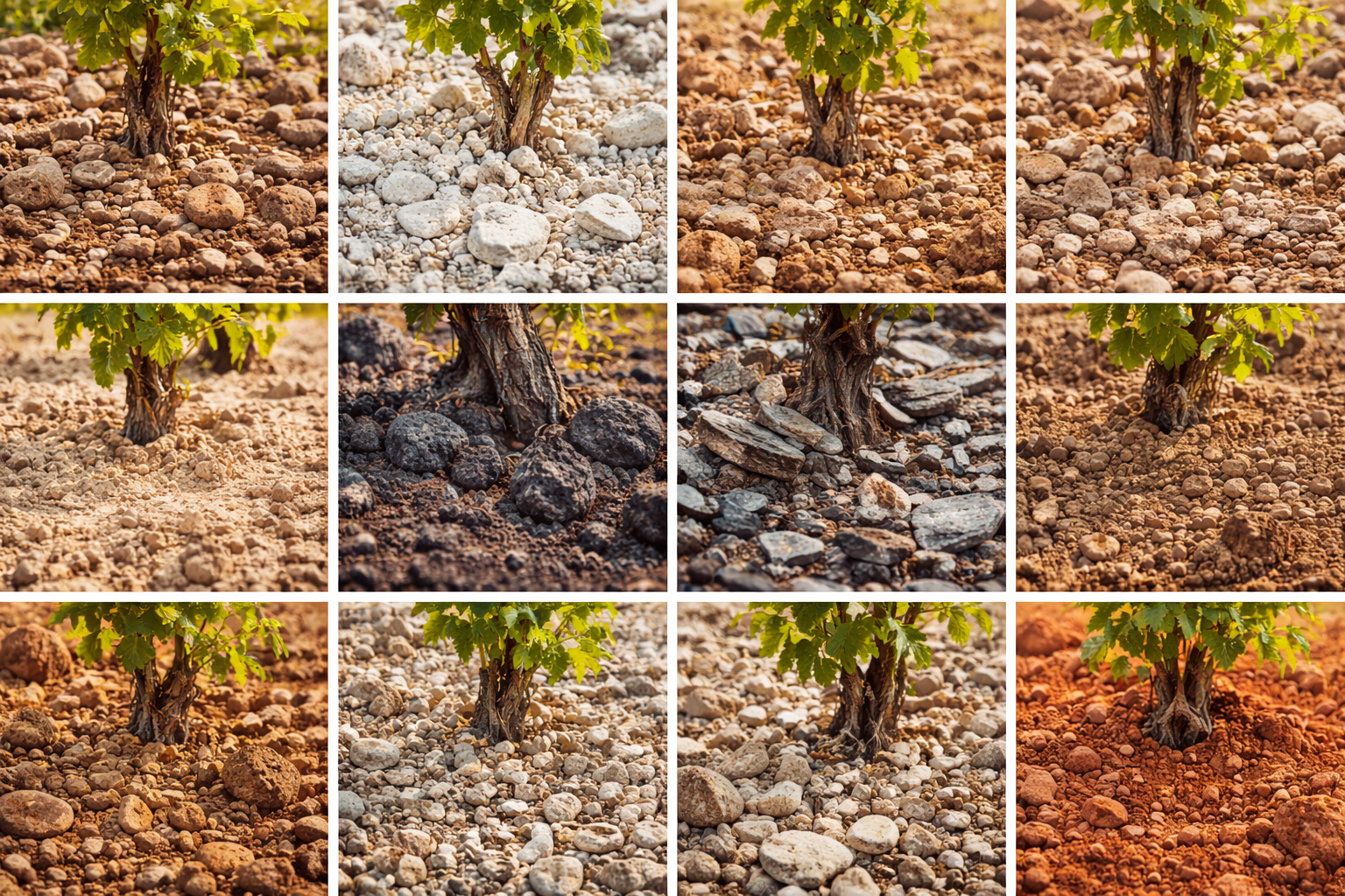 Ilustração para tipos de solo